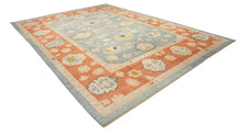 11x15 Colorful Modern Oushak Area Rug-turkish_rugs-oriental_rugs-kilim_rugs-oushak_rugs