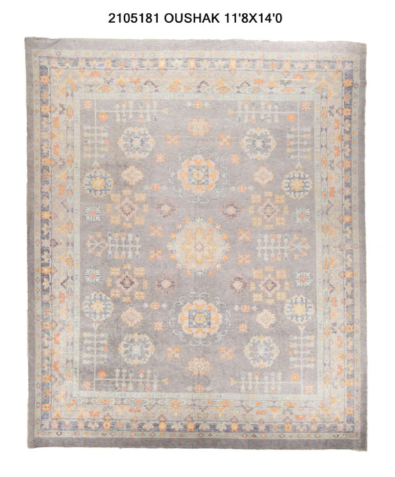 12x14 Modrn Ouhak Area Rug-turkish_rugs-oriental_rugs-kilim_rugs-oushak_rugs