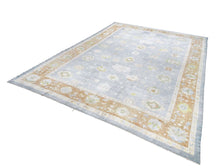 12x18 Gray Blue Modern Oushak Area Rug-turkish_rugs-oriental_rugs-kilim_rugs-oushak_rugs
