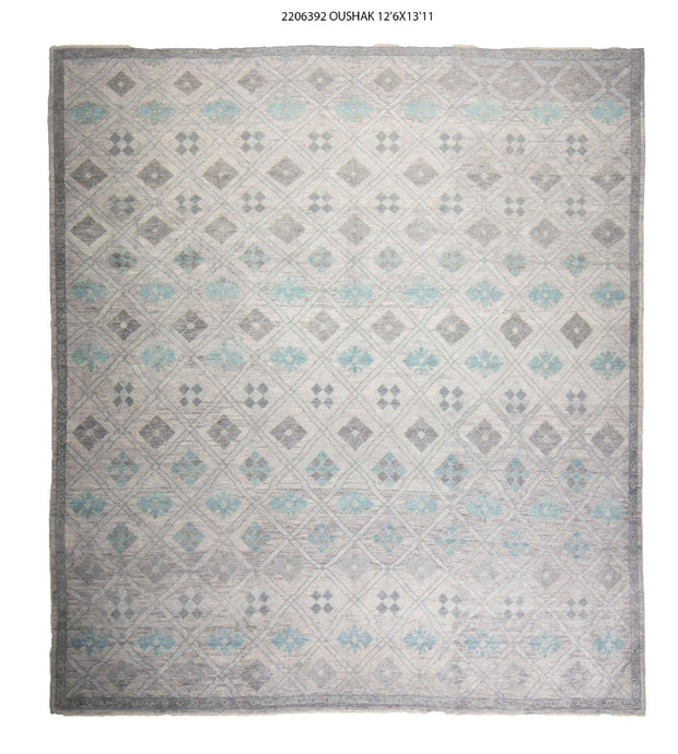 13x14 Modern Oushak Area Rug-turkish_rugs-oriental_rugs-kilim_rugs-oushak_rugs