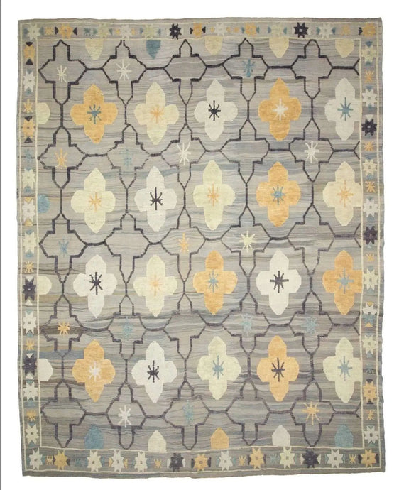 13x15 Colorful Modern Turkish Area Rug MEVLUT TOSUN