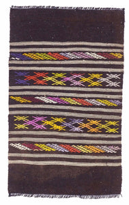 2x4 Colorful Vintage Turkish Area Rug-turkish_rugs-oriental_rugs-kilim_rugs-oushak_rugs