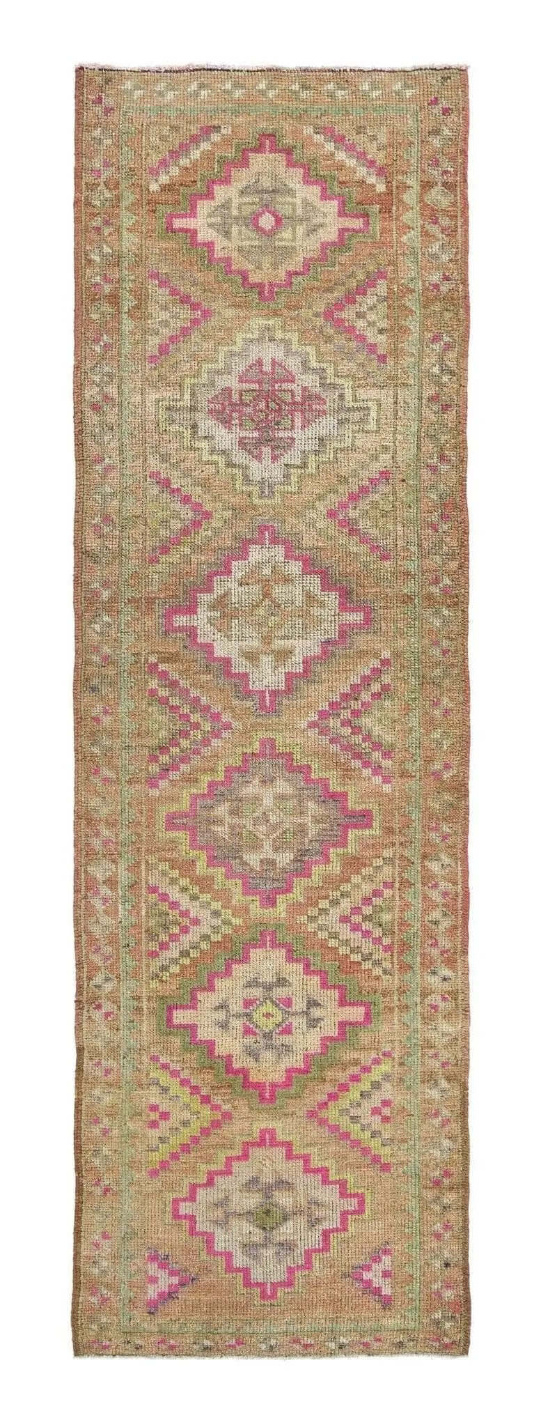 3x10 Soft Old & Vintage Turkish Runner Rug