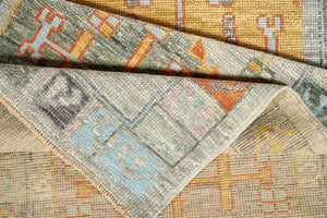 3x11 Soft Modern Oushak Runner Rug-turkish_rugs-oriental_rugs-kilim_rugs-oushak_rugs