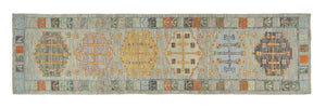 3x11 Soft Modern Oushak Runner Rug-turkish_rugs-oriental_rugs-kilim_rugs-oushak_rugs