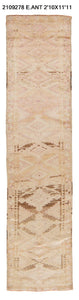 3x12 Old & Vintage Turkish Area Runner Rug