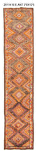 3x12 Old & Vintage Turkish Area Runner Rug