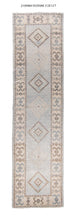 3x13 Modern Oushak Area Runner Rug