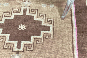 3x13 Soft Old & Vintage Turkish Runner Rug-turkish_rugs-oriental_rugs-kilim_rugs-oushak_rugs