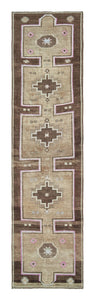 3x13 Soft Old & Vintage Turkish Runner Rug-turkish_rugs-oriental_rugs-kilim_rugs-oushak_rugs