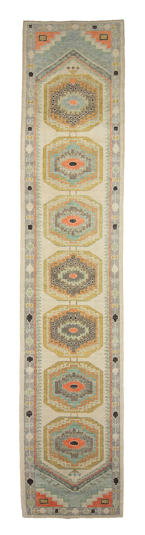 3x16 Modern Oushak Area Runner Rug-turkish_rugs-oriental_rugs-kilim_rugs-oushak_rugs