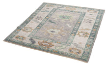 3x4 Colorful Modern Oushak Area Rug-turkish_rugs-oriental_rugs-kilim_rugs-oushak_rugs