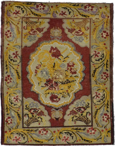 3x4 Indian Red & Aqua Green Colorful Old & Vintage Turkish Area Rug-turkish_rugs-oriental_rugs-kilim_rugs-oushak_rugs