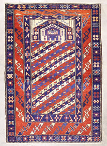 3x5 Red Vintage Turkish Area Rug-turkish_rugs-oriental_rugs-kilim_rugs-oushak_rugs