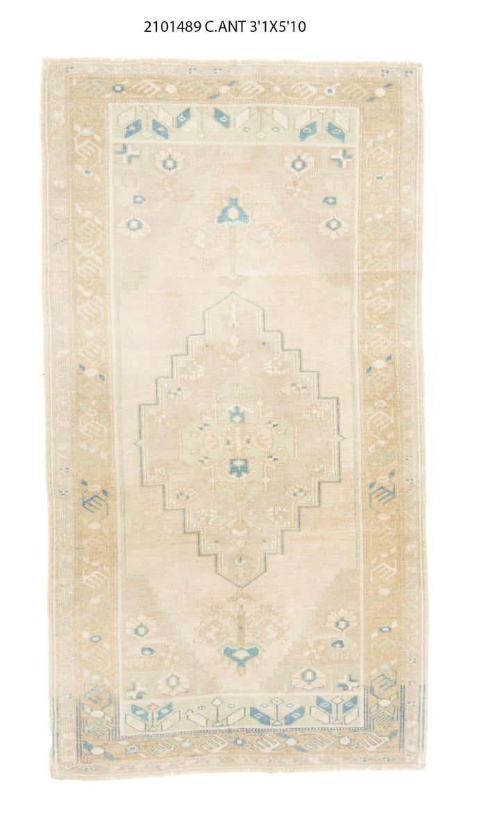 3x6 Old & Vintage Turkish Area Rug