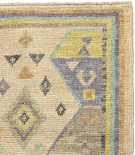 3x7 Colorful Vintage Oushak Runner Rug-turkish_rugs-oriental_rugs-kilim_rugs-oushak_rugs