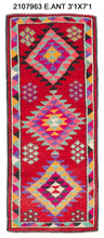 3x7 Old & Vintage Turkish Area Runner Rug-turkish_rugs-oriental_rugs-kilim_rugs-oushak_rugs