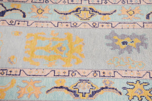 3x8 Modern Oushak Area Runner Rug-turkish_rugs-oriental_rugs-kilim_rugs-oushak_rugs