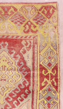 3x8 Red Vintage Turkish Runner Rug-turkish_rugs-oriental_rugs-kilim_rugs-oushak_rugs