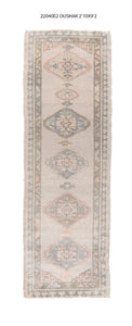 3x9 Modern Oushak Area Runner Rug