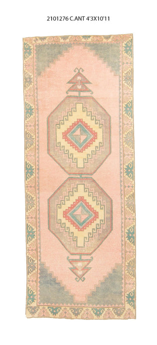 4x11 Old & Vintage Turkish Area Rug-turkish_rugs-oriental_rugs-kilim_rugs-oushak_rugs