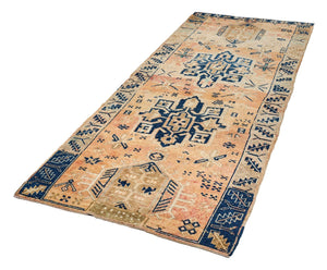 4x12 Colorful Old & Vintage Turkish Area Rug-turkish_rugs-oriental_rugs-kilim_rugs-oushak_rugs