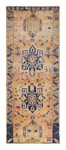 4x12 Colorful Old & Vintage Turkish Area Rug-turkish_rugs-oriental_rugs-kilim_rugs-oushak_rugs