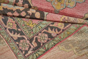 4x13 Old & Vintage Turkish Area Rug