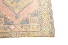 4x5 Yellow Vintage Turkish Area Rug-turkish_rugs-oriental_rugs-kilim_rugs-oushak_rugs