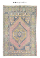 4x5 Yellow Vintage Turkish Area Rug-turkish_rugs-oriental_rugs-kilim_rugs-oushak_rugs
