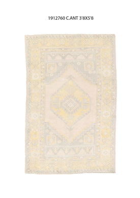 4x6 Old & Vintage Turkish Area Rug
