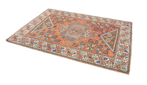 4x6 Old & Vintage Turkish Area Rug