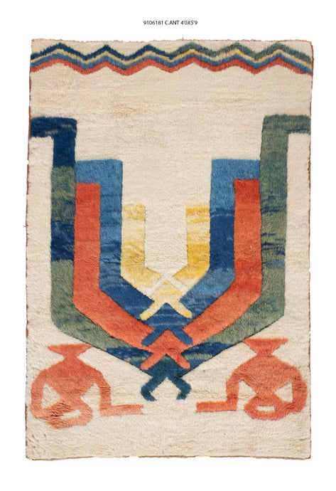 4x6 Old & Vintage Turkish Area Rug-turkish_rugs-oriental_rugs-kilim_rugs-oushak_rugs