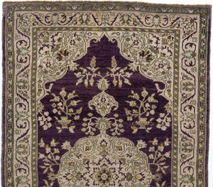 4x6 Purple & Wheat Vintage Turkish Area Rug-turkish_rugs-oriental_rugs-kilim_rugs-oushak_rugs
