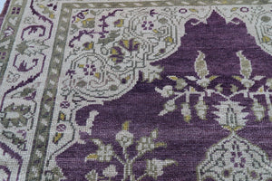 4x6 Purple & Wheat Vintage Turkish Area Rug-turkish_rugs-oriental_rugs-kilim_rugs-oushak_rugs