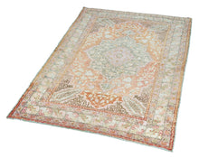 4x6 Red Old & Vintage Turkish Area Rug-turkish_rugs-oriental_rugs-kilim_rugs-oushak_rugs