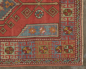 4x6 Red Vintage Turkish Area Rug-turkish_rugs-oriental_rugs-kilim_rugs-oushak_rugs