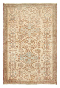 4x6 Wheat & Brown Soft Old & Vintage Turkish Area Rug-turkish_rugs-oriental_rugs-kilim_rugs-oushak_rugs
