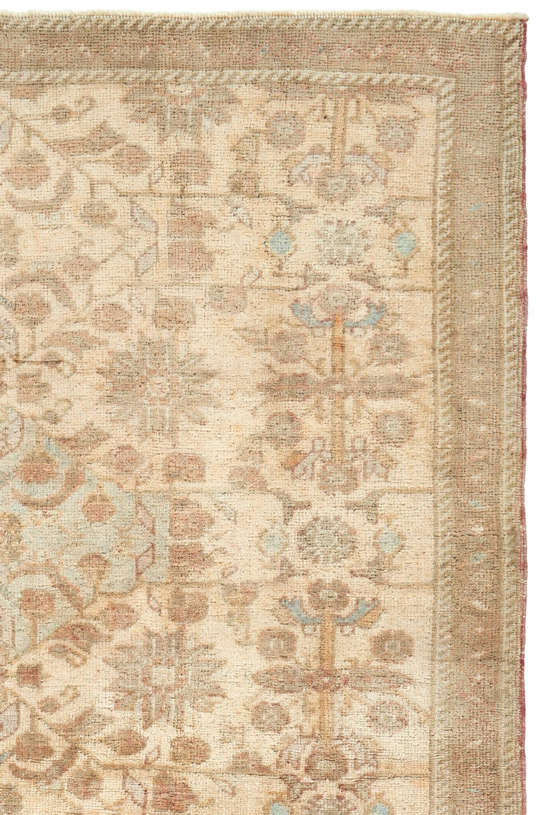 4x6 Wheat & Brown Soft Old & Vintage Turkish Area Rug-turkish_rugs-oriental_rugs-kilim_rugs-oushak_rugs