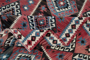 4x7 Colorful Old & Vintage Turkish Area Rug-turkish_rugs-oriental_rugs-kilim_rugs-oushak_rugs