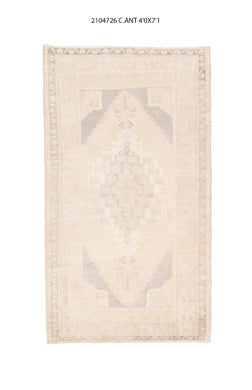 4x7 Old& Vintage Turkish Area Rug