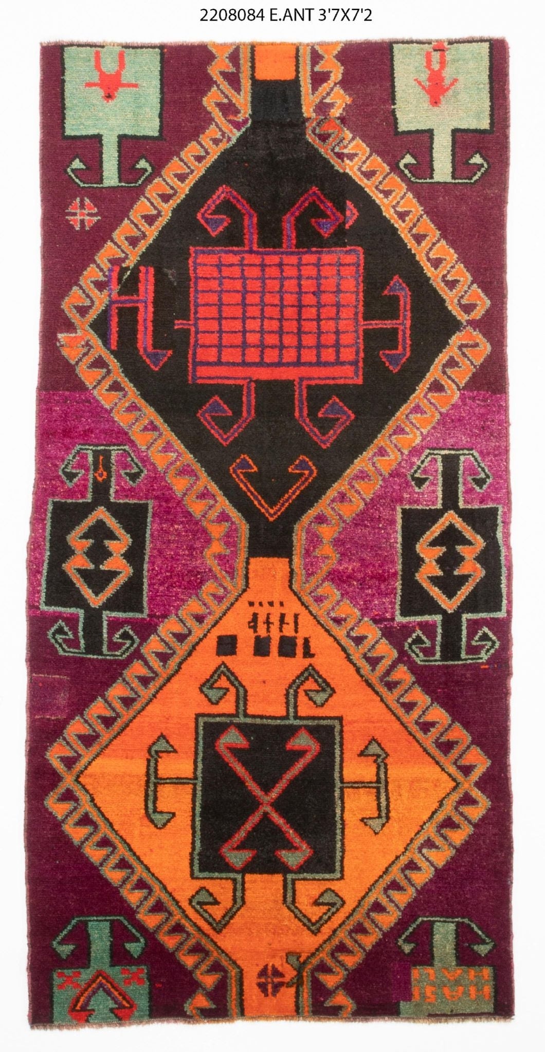 4x7 Old & Vintage Turkish Area Rug-turkish_rugs-oriental_rugs-kilim_rugs-oushak_rugs