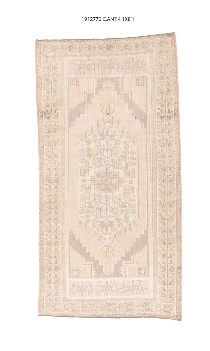4x8 Old & Vintage Turksih Area Rug