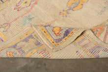 4x8 Yellow Vintage Oushak Area Rug-turkish_rugs-oriental_rugs-kilim_rugs-oushak_rugs
