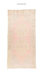 4x9 Old & Vintage Turkish Area Rug