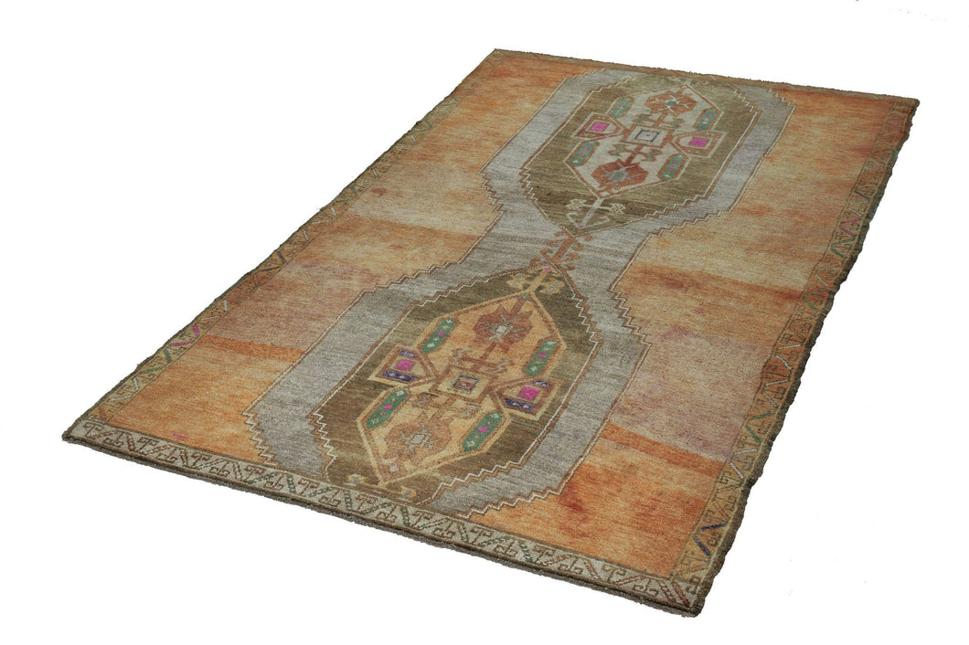 5x10 Colorful Vintage Turkish Area Rug-turkish_rugs-oriental_rugs-kilim_rugs-oushak_rugs
