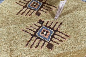 5x11 Colorful Old & Vintage Turkish Area Rug