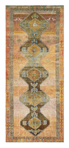 5x13 Colorful Old & Vintage Turkish Area Rug-turkish_rugs-oriental_rugs-kilim_rugs-oushak_rugs