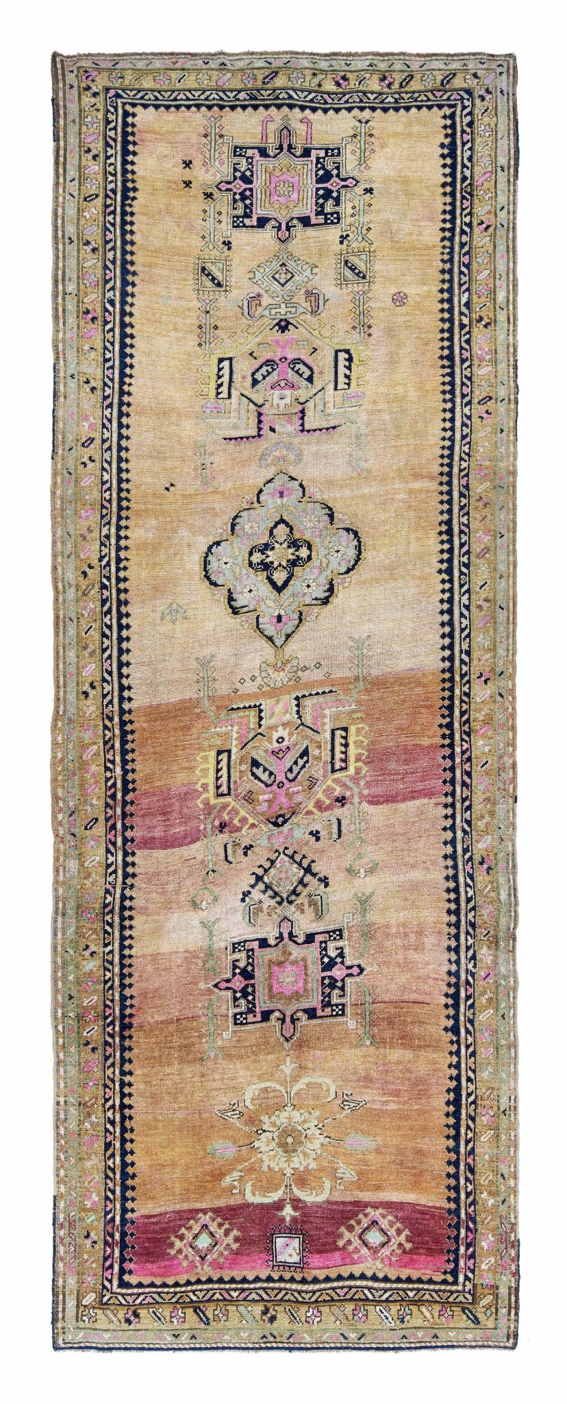 5x15 Colorful Old & Vintage Turkish Area Rug-turkish_rugs-oriental_rugs-kilim_rugs-oushak_rugs