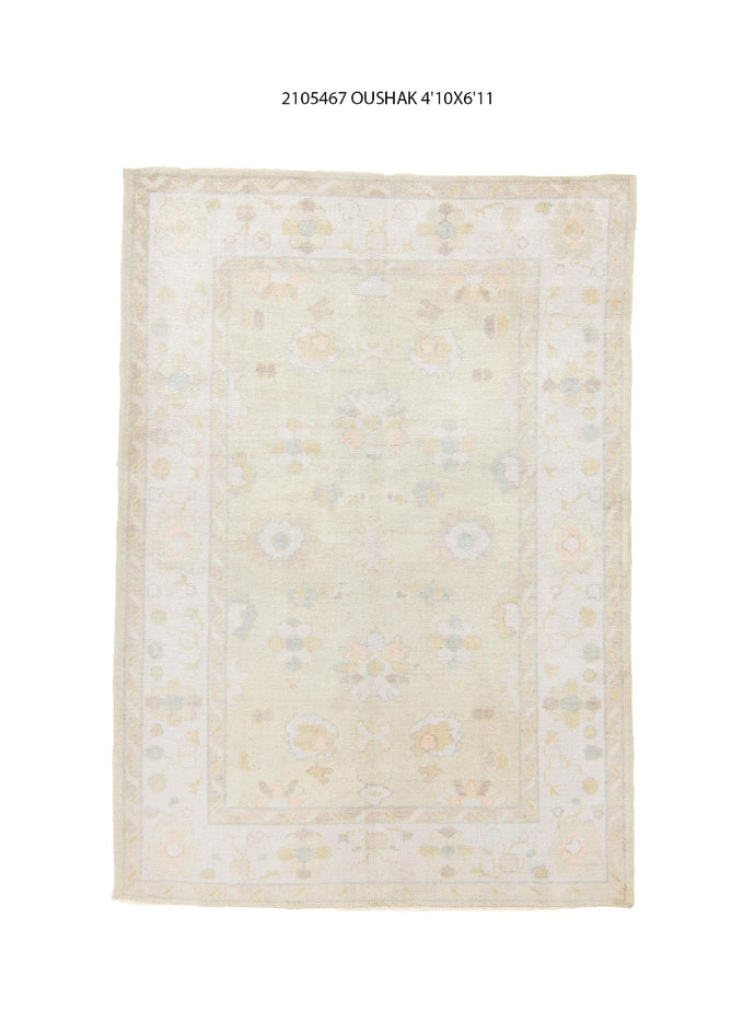 5x7 Modern Oushak Area Rug